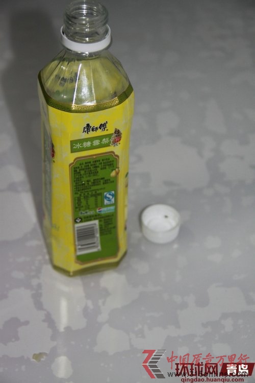 有蟲子的康師傅冰糖雪梨