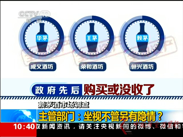 賴茅酒市場調(diào)查 主管部門：坐視不管另有隱情？截圖